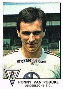 Cromo Ronny van Poucke - Football Belgium 1977-1978 - Panini