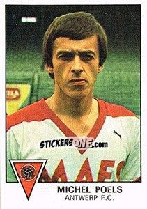 Figurina Michel Poels - Football Belgium 1977-1978 - Panini