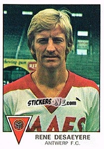 Sticker Rene Desaeyere - Football Belgium 1977-1978 - Panini