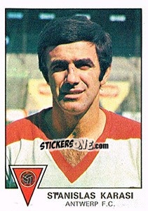 Sticker Stanislas Karasi - Football Belgium 1977-1978 - Panini