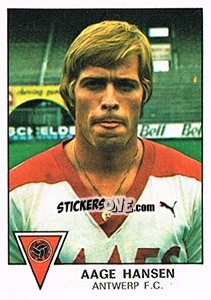 Sticker Aage Hansen - Football Belgium 1977-1978 n. 31 - Panini