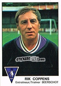 Sticker Rik Coppens - Football Belgium 1977-1978 - Panini