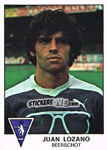 Sticker Juan Lozano - Football Belgium 1977-1978 n. 45 - Panini