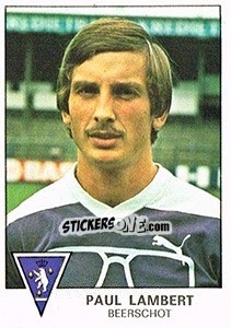 Cromo Paul Lambert - Football Belgium 1977-1978 n. 50 - Panini