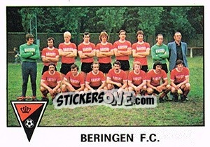 Figurina Team - Football Belgium 1977-1978 - Panini