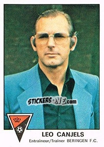 Sticker Leo Canjels - Football Belgium 1977-1978 n. 54 - Panini