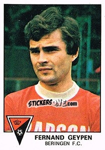 Sticker Fernand Geypen - Football Belgium 1977-1978 - Panini