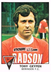 Sticker Tony Geypen - Football Belgium 1977-1978 - Panini
