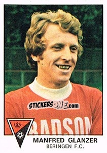 Sticker Manfred Glanzer - Football Belgium 1977-1978 - Panini