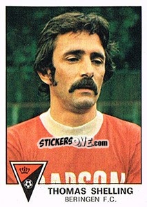 Sticker Thomas Shelling - Football Belgium 1977-1978 - Panini