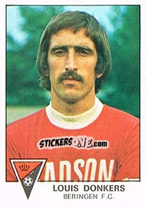 Sticker Louis Donkers - Football Belgium 1977-1978 - Panini