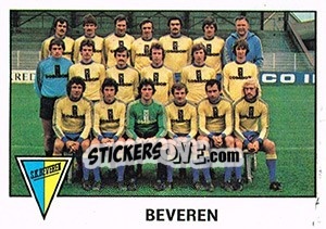 Figurina Team - Football Belgium 1977-1978 - Panini