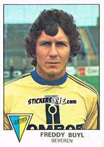 Figurina Freddy Buyl - Football Belgium 1977-1978 - Panini