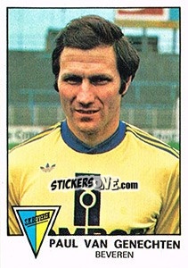 Figurina Paul van Genechten - Football Belgium 1977-1978 - Panini