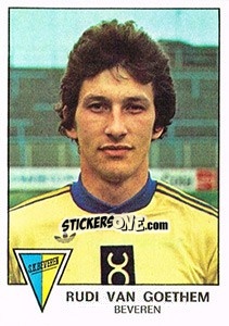 Sticker Rudi van Goethem - Football Belgium 1977-1978 - Panini