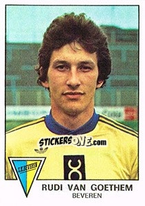 Sticker Rudi van Goethem - Football Belgium 1977-1978 n. 77 - Panini