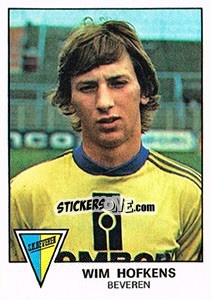 Sticker Wim Hofkens - Football Belgium 1977-1978 - Panini