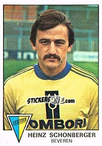 Cromo Heinz Schonberger - Football Belgium 1977-1978 - Panini