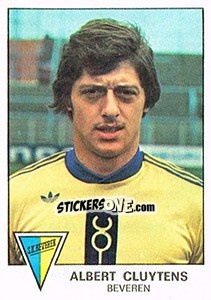 Cromo Albert Cluyten - Football Belgium 1977-1978 - Panini