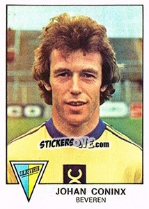 Sticker Johan Coninx - Football Belgium 1977-1978 n. 85 - Panini