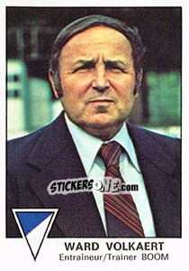 Cromo Ward Volkaert - Football Belgium 1977-1978 n. 88 - Panini