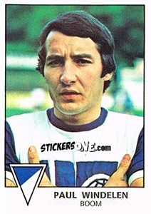 Sticker Paul Windelen - Football Belgium 1977-1978 - Panini