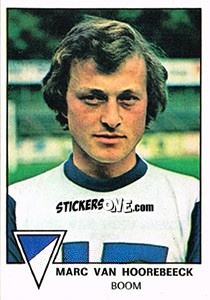 Figurina Marc van Hoorebeeck - Football Belgium 1977-1978 n. 93 - Panini