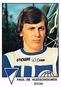 Sticker Paul de Vleeschouwer - Football Belgium 1977-1978 - Panini