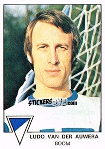 Figurina Ludo van der Auwera - Football Belgium 1977-1978 n. 100 - Panini
