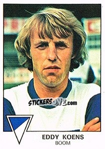 Sticker Eddy Koens - Football Belgium 1977-1978 - Panini