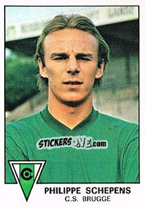 Cromo Philippe Schepens - Football Belgium 1977-1978 n. 108 - Panini