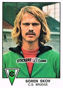 Sticker Soren Skov - Football Belgium 1977-1978 n. 111 - Panini