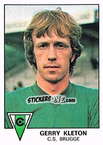 Sticker Gerry Kleton - Football Belgium 1977-1978 - Panini