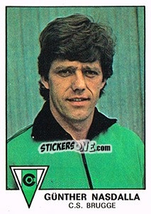 Sticker Gunther Nasdalla - Football Belgium 1977-1978 n. 118 - Panini