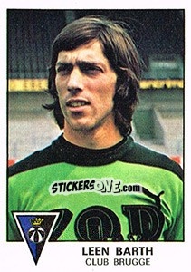 Sticker Leen Barth - Football Belgium 1977-1978 - Panini