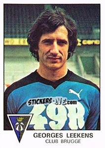 Figurina Georges Leekens - Football Belgium 1977-1978 - Panini