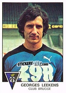 Sticker Georges Leekens - Football Belgium 1977-1978 n. 125 - Panini