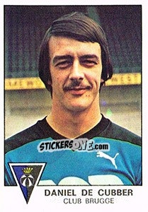Figurina Daniel de Cubber - Football Belgium 1977-1978 n. 128 - Panini