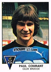 Sticker Paul Courant - Football Belgium 1977-1978 - Panini