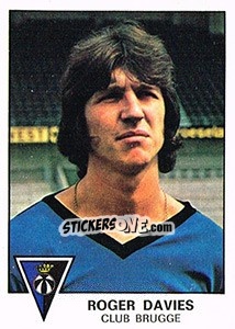 Figurina Roger Davis - Football Belgium 1977-1978 - Panini