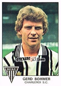 Sticker Gerd Bohmer - Football Belgium 1977-1978 - Panini