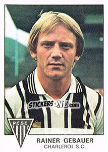 Sticker Rainer Gebauer - Football Belgium 1977-1978 - Panini