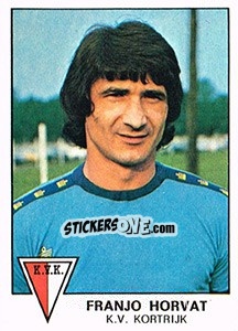 Figurina Franjo Horvat - Football Belgium 1977-1978 - Panini