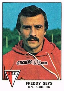 Sticker Freddy Seys - Football Belgium 1977-1978 - Panini