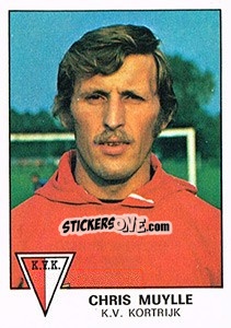 Sticker Chris Muylle - Football Belgium 1977-1978 - Panini