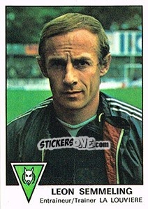 Figurina Leon Semmeling - Football Belgium 1977-1978 n. 173 - Panini