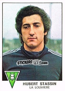 Sticker Hubert Stassin - Football Belgium 1977-1978 - Panini