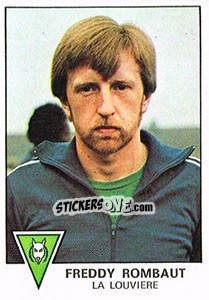 Figurina Freddy Rombaut - Football Belgium 1977-1978 - Panini