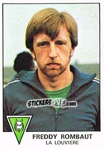 Sticker Freddy Rombaut - Football Belgium 1977-1978 n. 175 - Panini