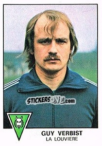 Cromo Guy Verbist - Football Belgium 1977-1978 n. 177 - Panini